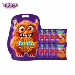 Tataco哒哒口 印尼进口小怪兽干脆面 洋葱鸡肉味 18g*8包
