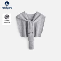 NVG·YOUNG [纯羊毛]NAVIGARE意大利小帆船披肩针织围巾