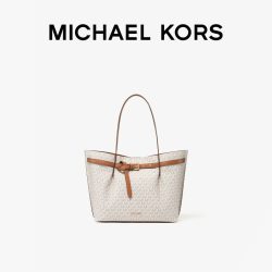 MICHAEL KORS 女士托特包  浅奶白色 289，牛皮棕 230，黑色 001，香草白/牛皮棕 150，深棕/牛皮棕 200 大