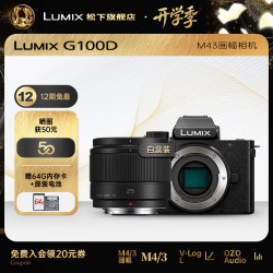 Panasonic G100D M43画幅微单相机 25mmF1.7定焦镜头 单头套机