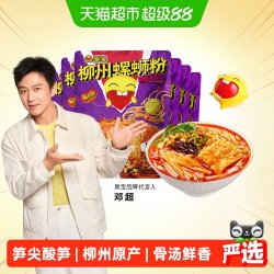 臭宝 螺蛳粉6袋组合浓汤330g*3袋+欢享版228g*3袋螺蛳粉
