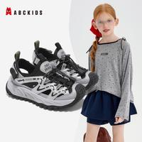 ABCKIDS 网面镂空透气凉鞋校园户外百搭耐磨舒适运动凉鞋男女童运动鞋