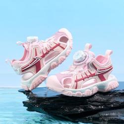 ABCKIDS 时尚男女童包头凉鞋透气休闲户外耐磨舒适沙滩鞋子