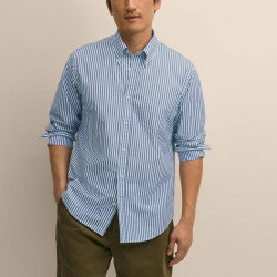 Brooks Brothers 泡泡纱 butcher 条纹 男士衬衫