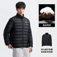 移动端：骆驼 男装轻薄鸭绒外套立领排骨面包服内胆保暖冬季新款户外羽绒服