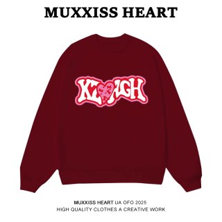 MUXXISS HEART 麦克斯桃心 联名款 男士卫衣