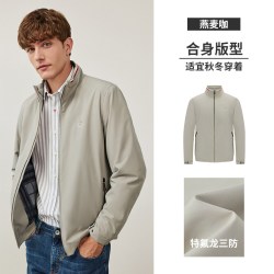 navigare [三防]Navigare意大利小帆船秋季立领夹克男新款休闲茄克拉链外套