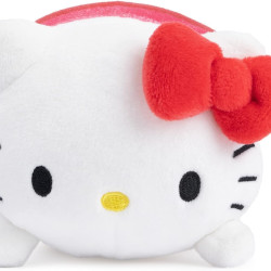 GUND Sanrio Hello Kitty 生鱼片毛绒玩具,1 岁及以上的优质填充动物,红色/白色,6 英寸(约 15.2 厘米)