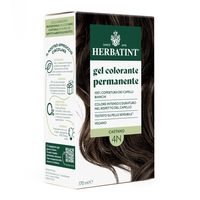HERBATINT 永久染发剂 4N 棕色 - 170ml | 不含氨,100% 覆盖白发 | 适用于敏感肌肤,含 8 种天然有机提取物
