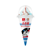 光明牌 蜜薯雪糕大白兔甜筒优倍冰淇淋  八宝饭馄饨馒头 大白兔甜筒冰淇淋70g*16