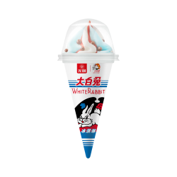 光明牌 蜜薯雪糕大白兔甜筒优倍冰淇淋  八宝饭馄饨馒头 大白兔甜筒冰淇淋70g*16