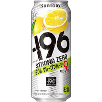 三得利 196℃StrongZero强力零 双重葡萄柚 500mL*24罐 预调鸡尾酒