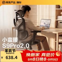 网易严选 小蛮腰系列 S9 Pro 人体工学电脑椅 黑色 无搁脚款