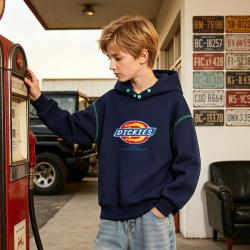 Dickies 儿童26年秋季连帽卫衣潮流百搭时尚简约休闲上衣中大童童装
