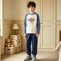 Dickies 儿童套装26年秋季休闲时尚插肩袖长袖运动裤两件套中大童秋装