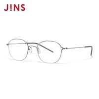 移动端：JINS 含镜片钛框轻量椭圆框近视眼镜男女可加配镜片UTN25S078
