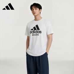 adidas 夏季男女同款短袖男T恤跑步健身运动速干百搭 ADICTB-WB M