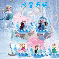 3-12岁儿童口罩卡通动漫冰雪奇缘爱莎公主3D立体一次性独立包装