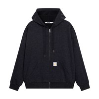 移动端:CANOTWAIT_ CANOTWAIT X WHIZLIMITED联名水洗摇粒绒抓绒拉链帽衫秋冬厚