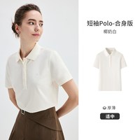 移动端：navigare 意大利小帆船夏季简约通勤短袖polo女粉色休闲翻领T恤衫