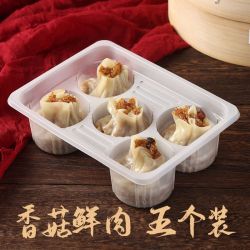 嵊州手工香菇鲜肉烧麦300g(5枚)*5盒