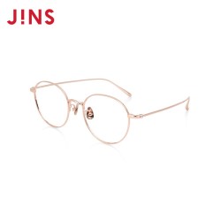 JINS 含镜片近视镜钛框轻盈舒适百搭可配防蓝光镜片UTF24A148