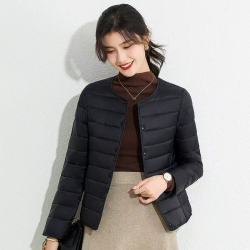 新款冬季轻薄棉服女内穿短款小棉袄外套内胆女圆领保暖衣0577