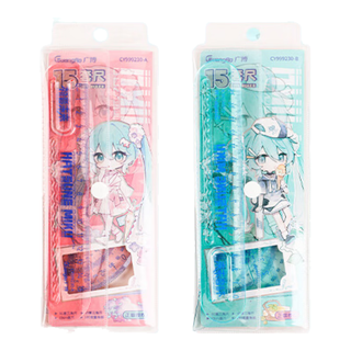广博 初音未来套尺 15cm A款CY999230 绘图尺套装