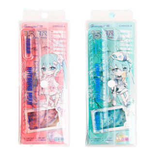 广博 初音未来套尺 15cm A款CY999230 绘图尺套装
