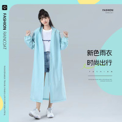 非一次性便携式雨衣时尚透明连体户外雨衣