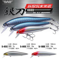 EWE 美夏银刀沉水米诺适用翘嘴鳜鱼路亚饵