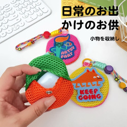日本驱蚊夏季挂绳小包卡通随身挂件零钱包挂件收纳小包