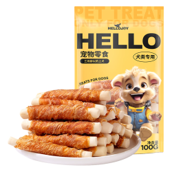 HELLOJOY 鸡肉绕奶棒 100g 狗狗磨牙洁齿零食