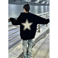 美式长袖连帽卫衣2026春秋新款爆款小个子学生百搭宽松慵懒风卫衣