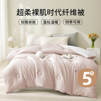 然牌 超柔抗菌纤维被 春秋被芯四季被子1.8米床双人被褥220x240cm约5斤