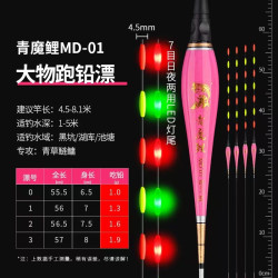 黑坑日夜两用醒目变色跑铅无铅漂夜光鱼漂浅水变色夜光漂浮漂夜光