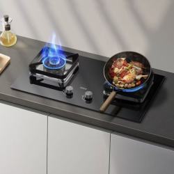华帝 i10106嵌入式天然气家用双灶台5.2kw