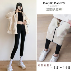 秋冬羊羔绒量子护腰收腹提臀芭比裤鲨鱼裤加绒打底裤女