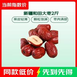 和田大枣新疆特产红枣蜜饯果干免洗即食小枣休闲零食 和田大枣500g*2袋