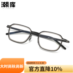万新 1.60防蓝光镜片+设计师款商务时尚镜架任选（附赠原厂镜片包装）