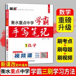 衡水学霸笔记重点中学手写笔记初中教辅书资料总复习