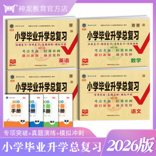 2026版小学毕业升学总复习语文数学英语真题卷专项练小升初模拟题