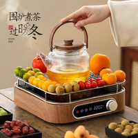尚言坊 冬日围炉煮茶多功能耐热玻璃茶壶家用中式高档电陶炉煮茶器电炉