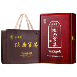 盛安长 泾阳茯茶 黑茶 特级 1kg 礼盒装