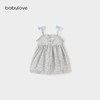 Babylove 女宝宝夏季婴儿吊带连衣裙无袖甜美时尚吊带裙繁花町然