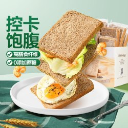 良品铺子 黑麦吐司