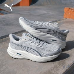 PUMA 透气白灰色跑步鞋男PUMA彪马彪速4新款秋季运动鞋VELOCITY 311140