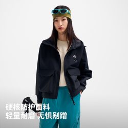伯希和 户外休闲衣女春季新款工装外套CORDURA防风耐磨短款运动服