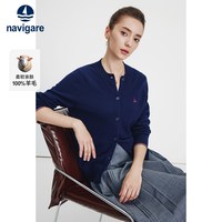 navigare [纯羊毛]Navigare意大利小帆船开衫针织外套毛衣