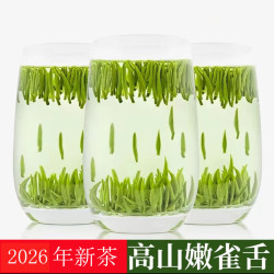 铁木山 雀舌茶叶2026新茶正宗高山嫩芽绿茶毛尖明前清香型春茶 100g袋装